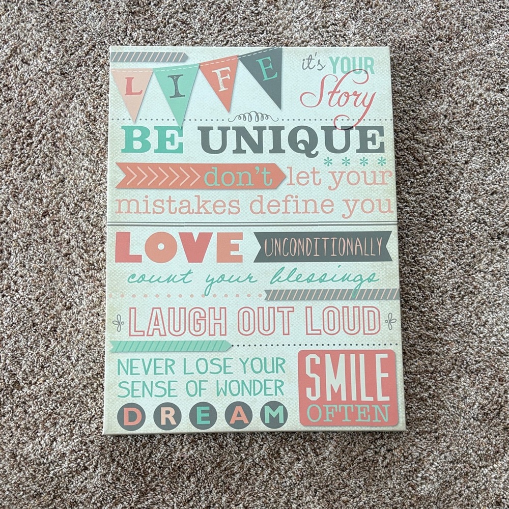 Hobby Lobby Inspirational Wall Art - Multicolor